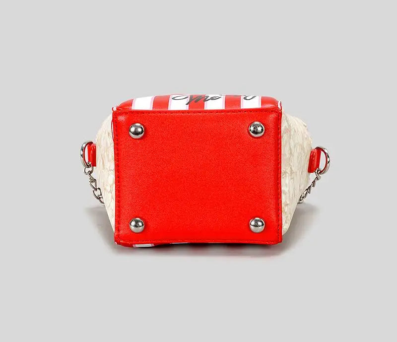 Popcorn Carton Crossbody Bag