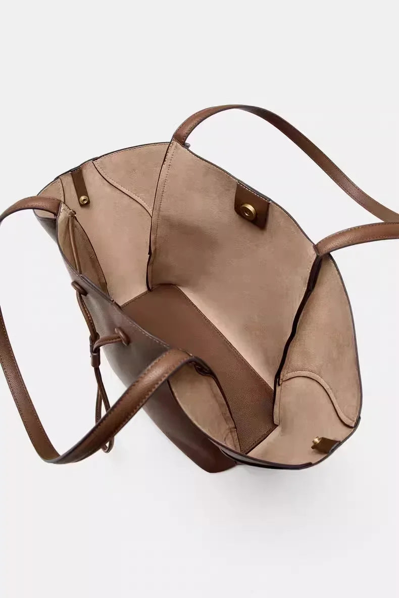Loop Detail Shoulder Tote