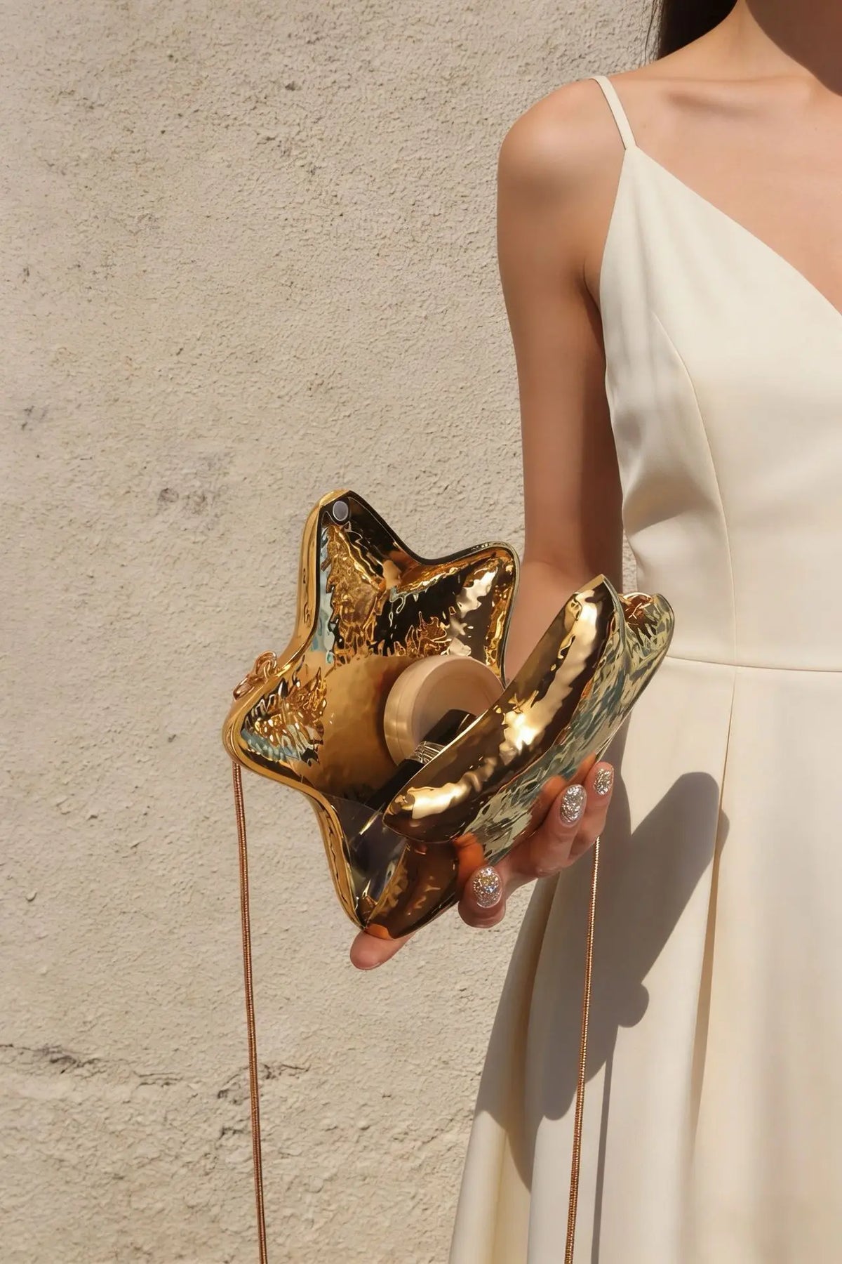Metallic Star Evening Bag