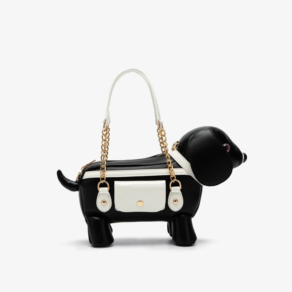 Dog-Shaped Crossbody Bag