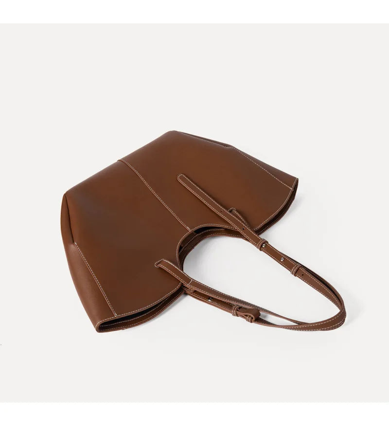 Curved Shoulder Tote Bag
