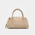 Rounded Boston Handbag