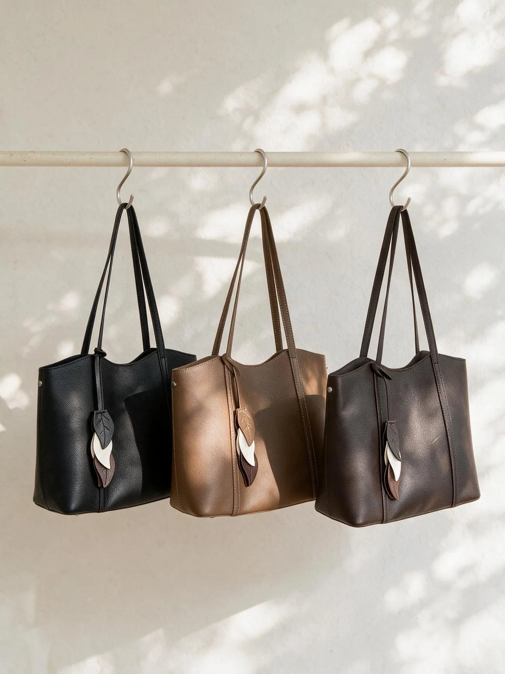 Structured Shoulder Tote Bag