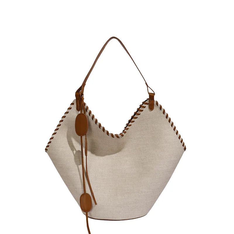 Whipstitch Diamond Shoulder Bag