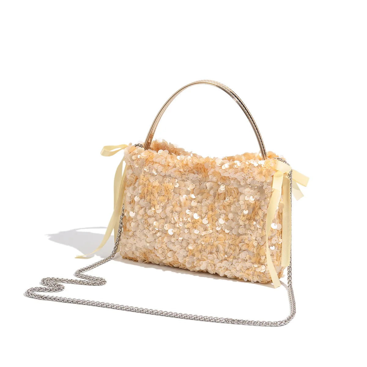 Sequin Chain Evening Bag