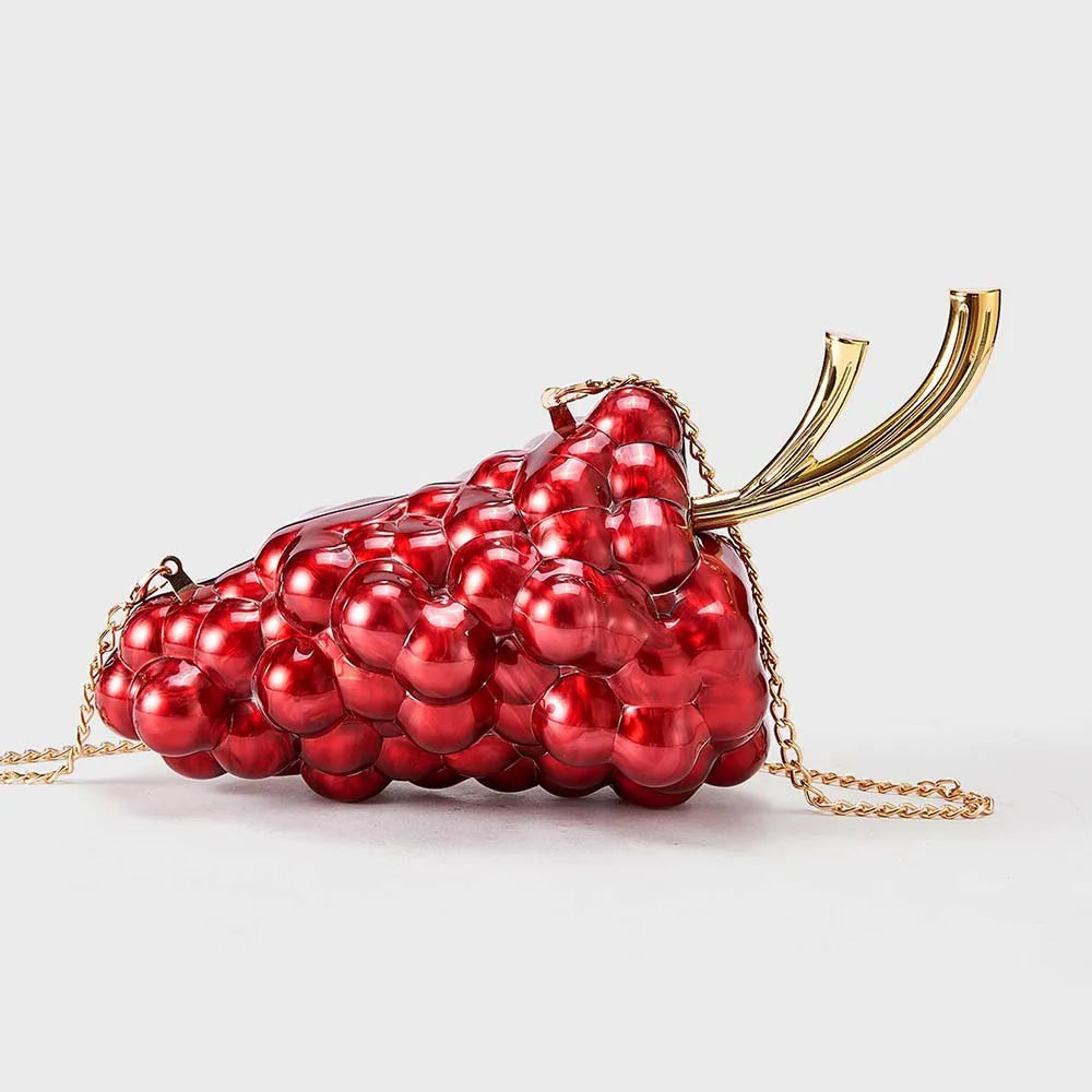 Grape-Shape Evening Clutch
