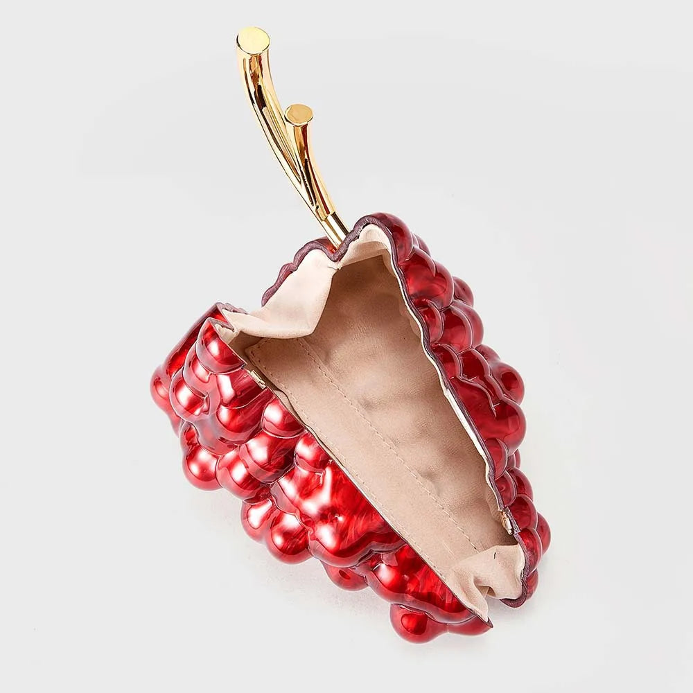 Grape-Shape Evening Clutch
