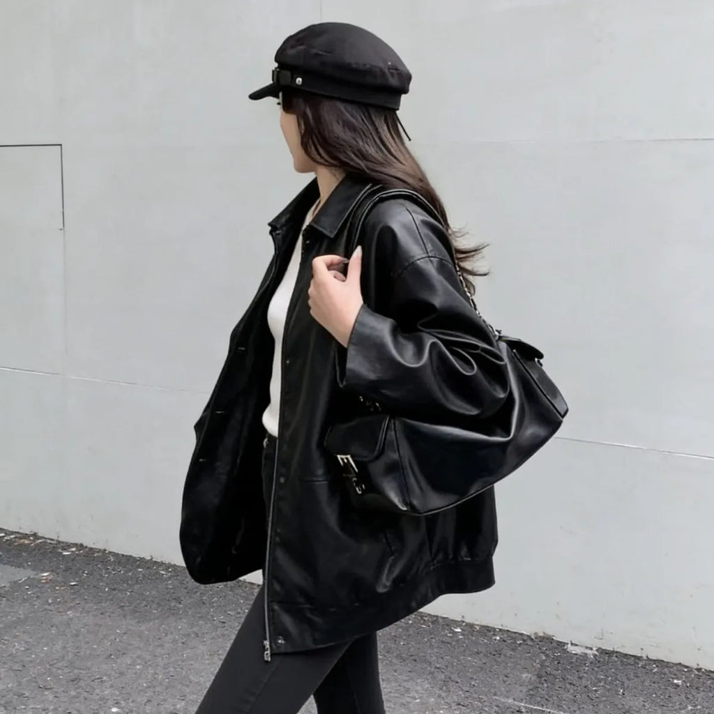 Slouchy Pocket Shoulder Bag