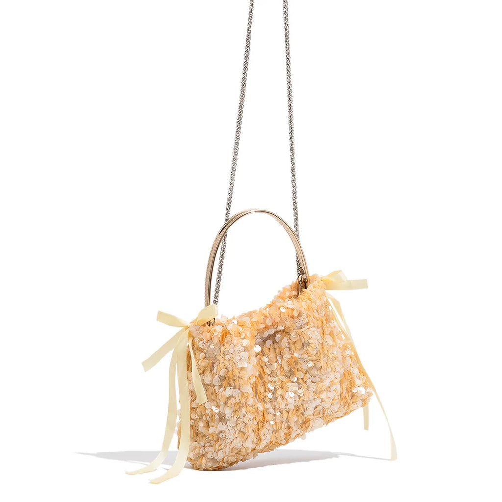 Sequin Chain Evening Bag