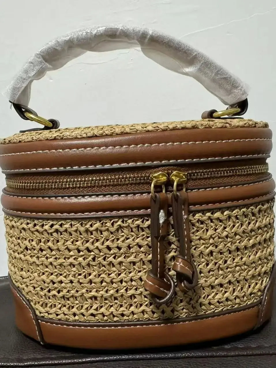 Woven Box Handbag