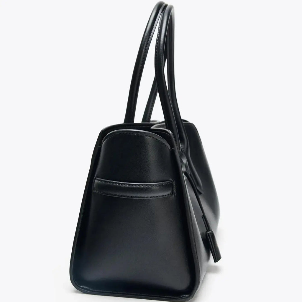 Structured Shoulder Tote Bag