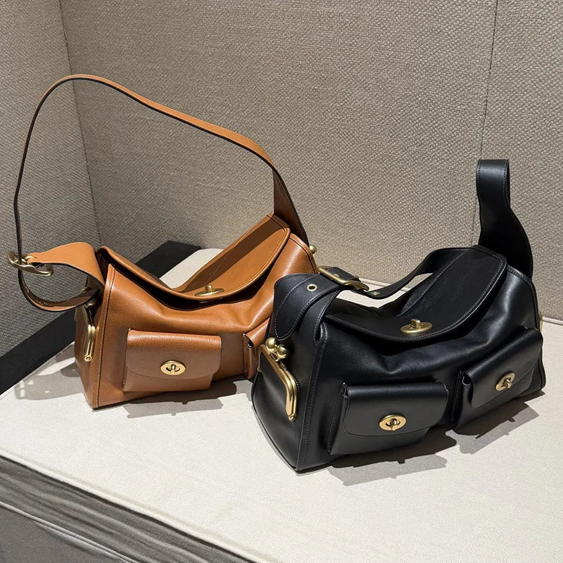 Front-Pocket Shoulder Bag