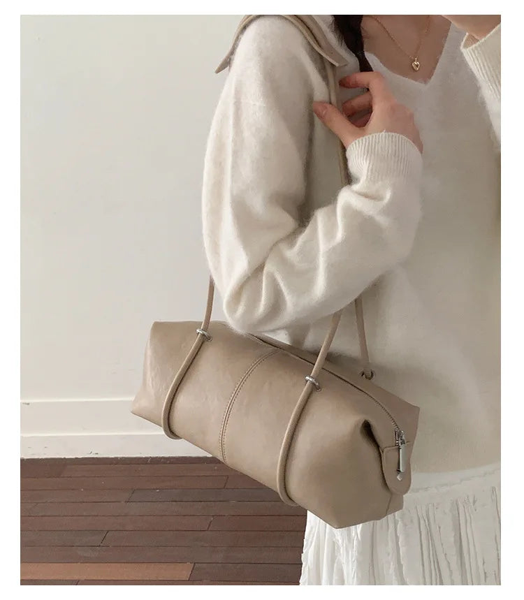 Cylindrical Shoulder Bag