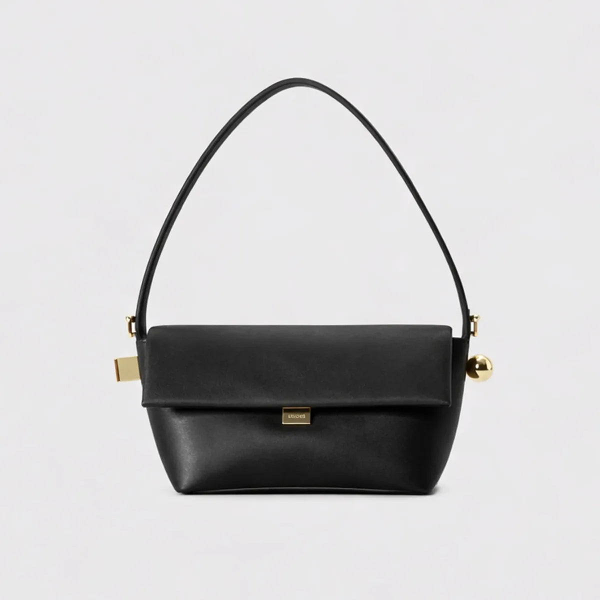 Structured Flap Shoulder Bag