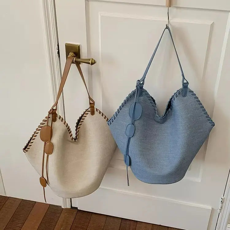 Whipstitch Diamond Shoulder Bag