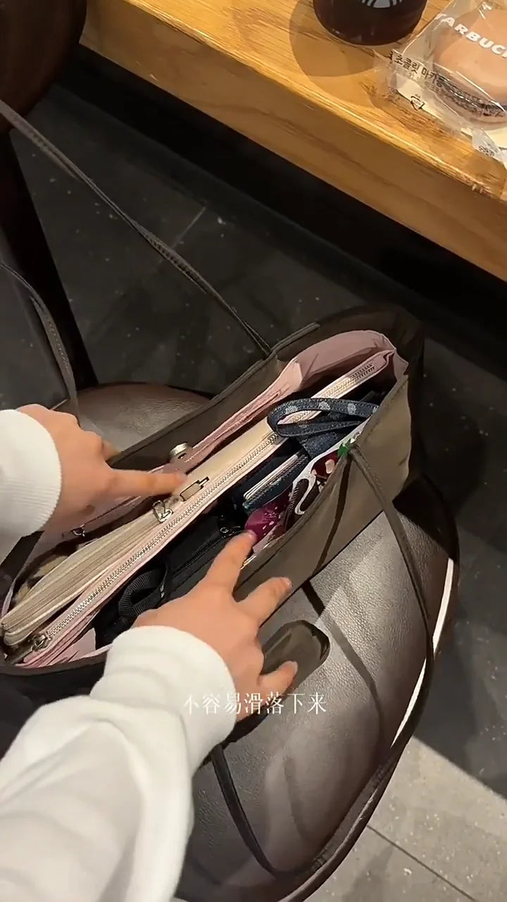 Multi-Pocket Shoulder Bag