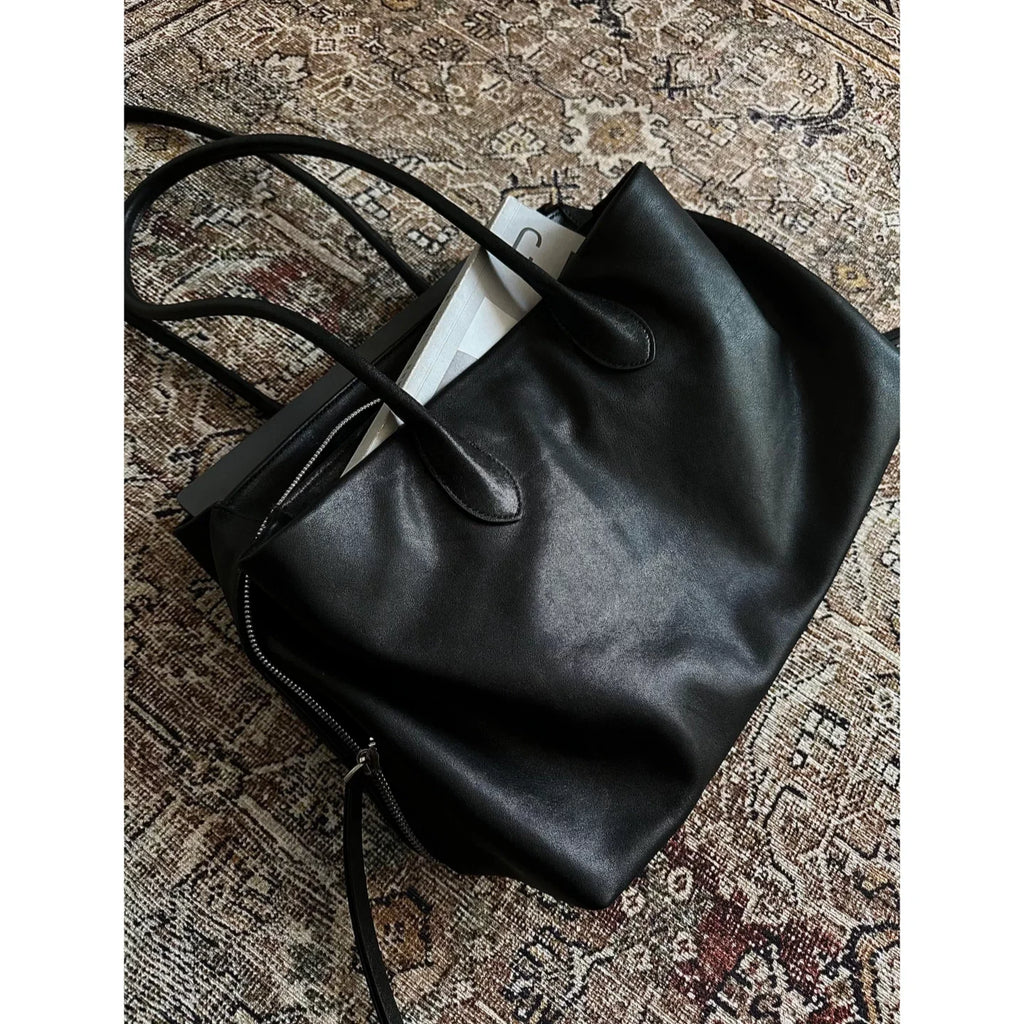 Soft Double-Handle Tote Bag