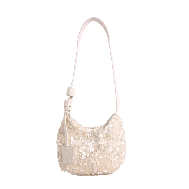 Sequin Hobo Shoulder Bag