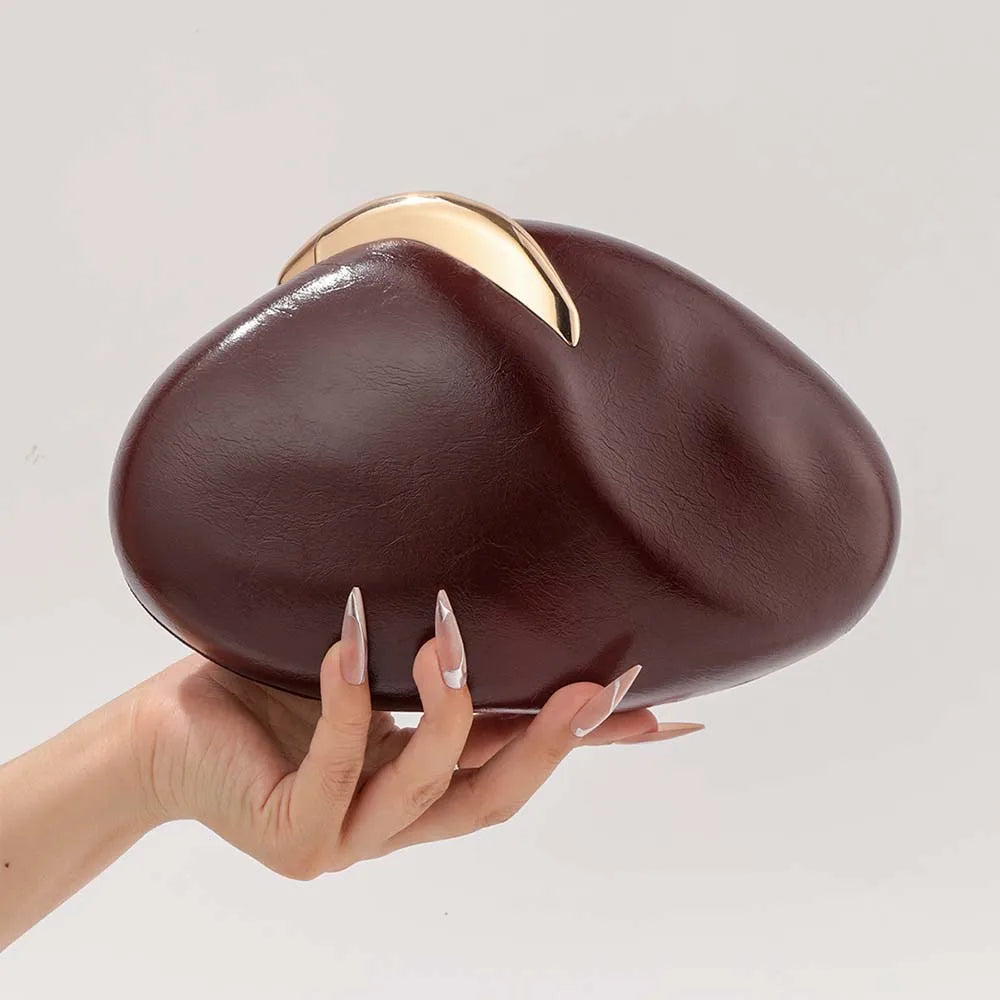Oval Frame Evening Clutch