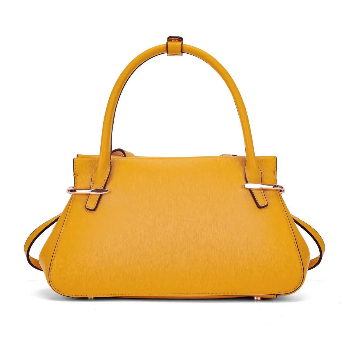 Structured Trapeze Top-Handle Bag