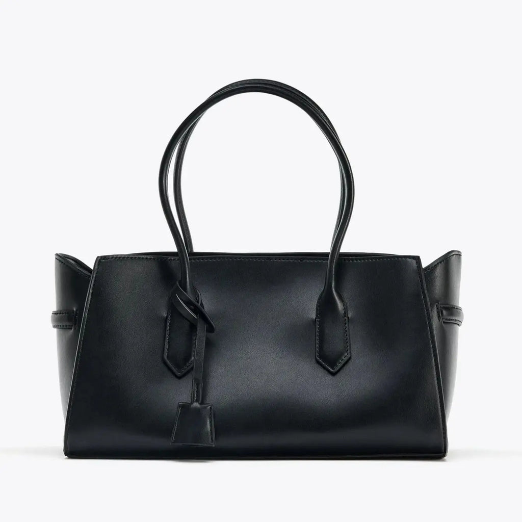Structured Shoulder Tote Bag
