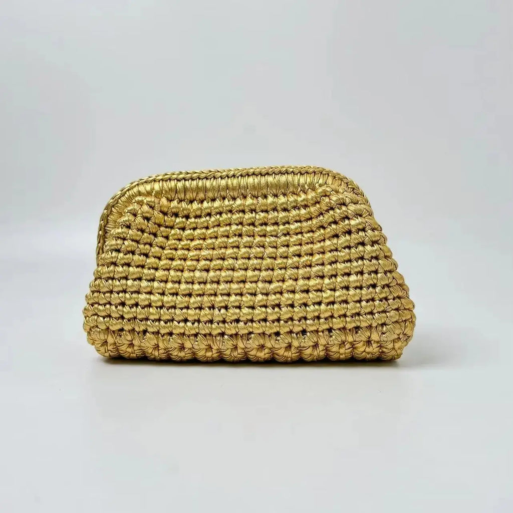 Woven Frame Evening Clutch