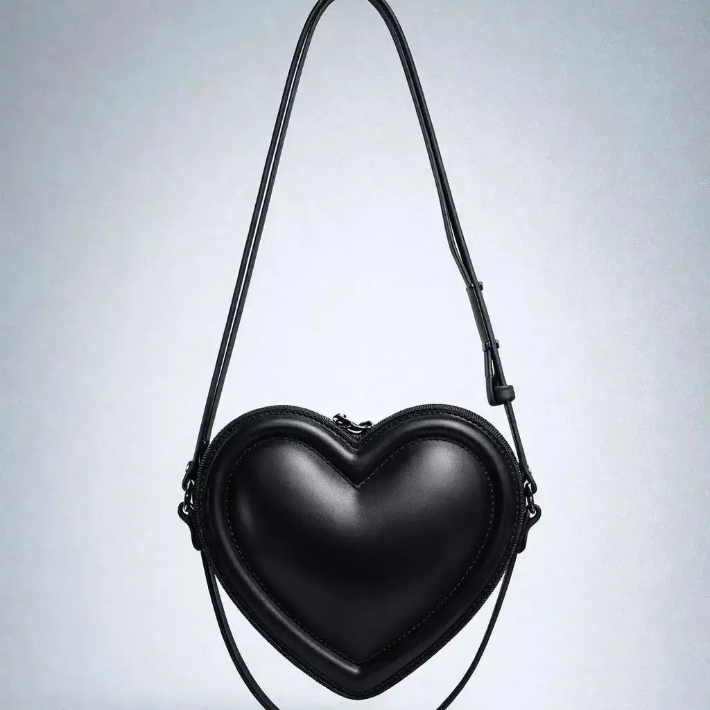 Heart-Shaped Crossbody Bag