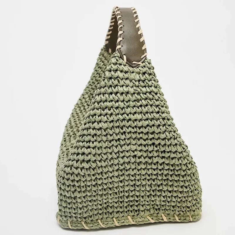 Woven Hobo Shoulder Bag