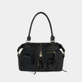 Double-Handle Pocket Shoulder Bag