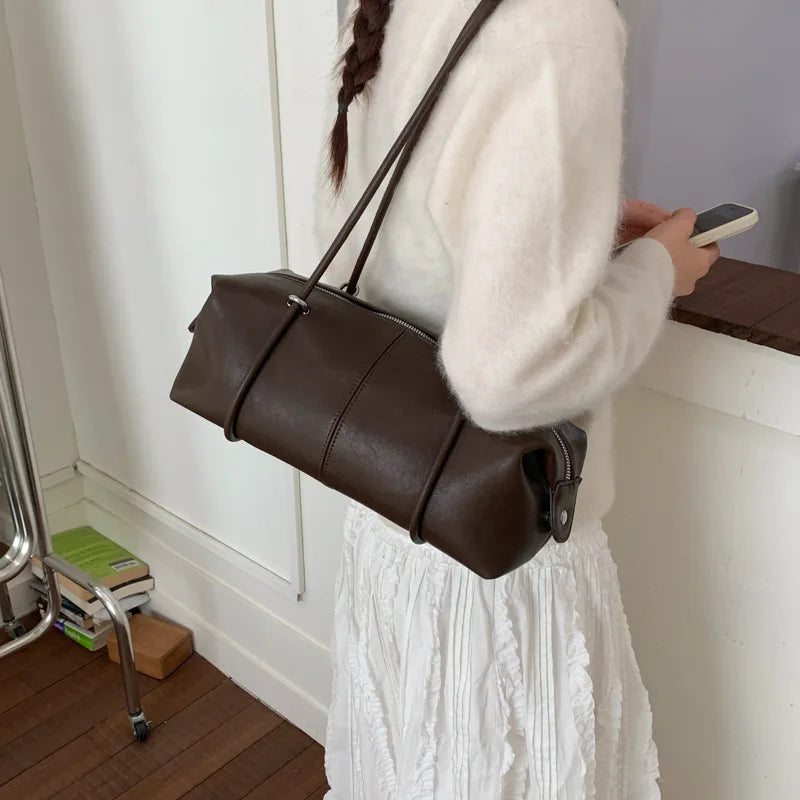 Cylindrical Shoulder Bag