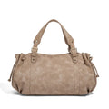 Gathered Buckle Shoulder Bag