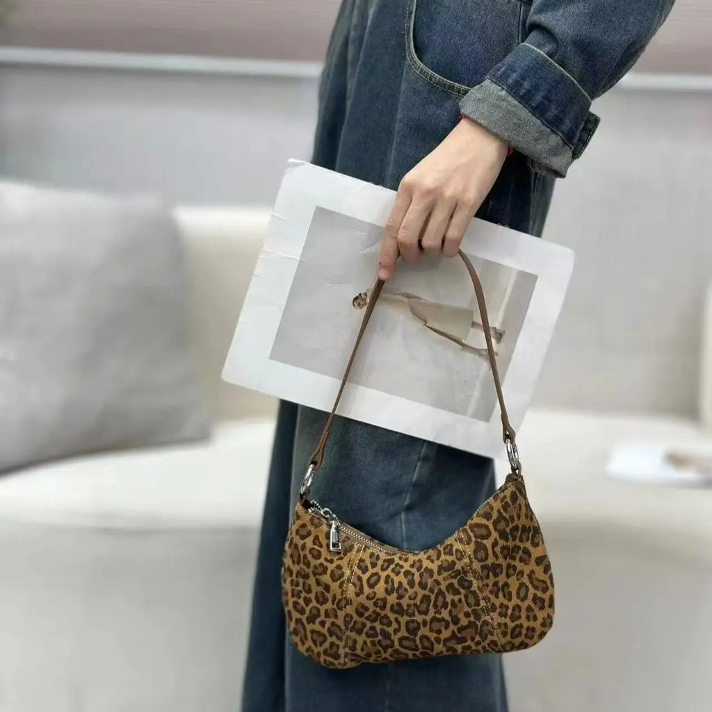 Leopard-Print Shoulder Bag