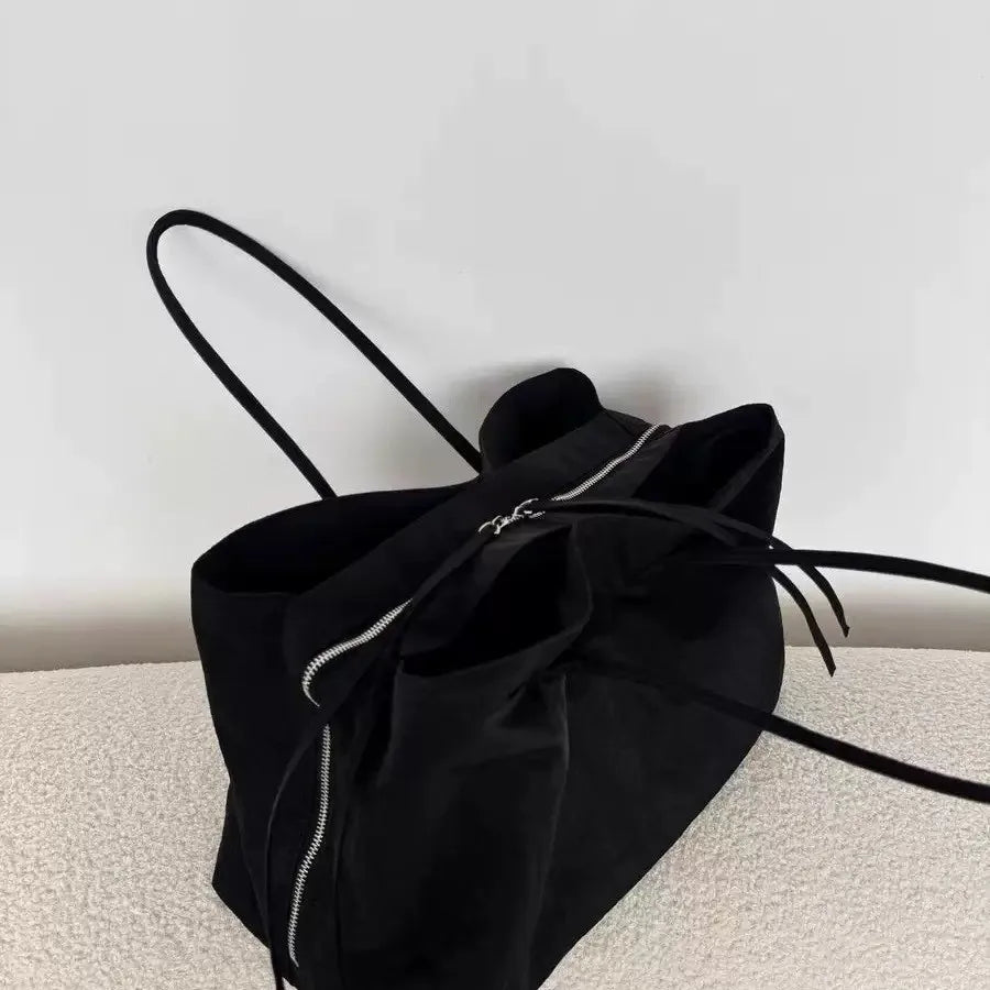 Panelled Shoulder Tote Bag