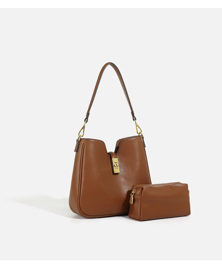 Notched Shoulder Bag