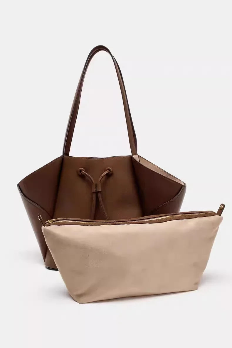 Loop Detail Shoulder Tote