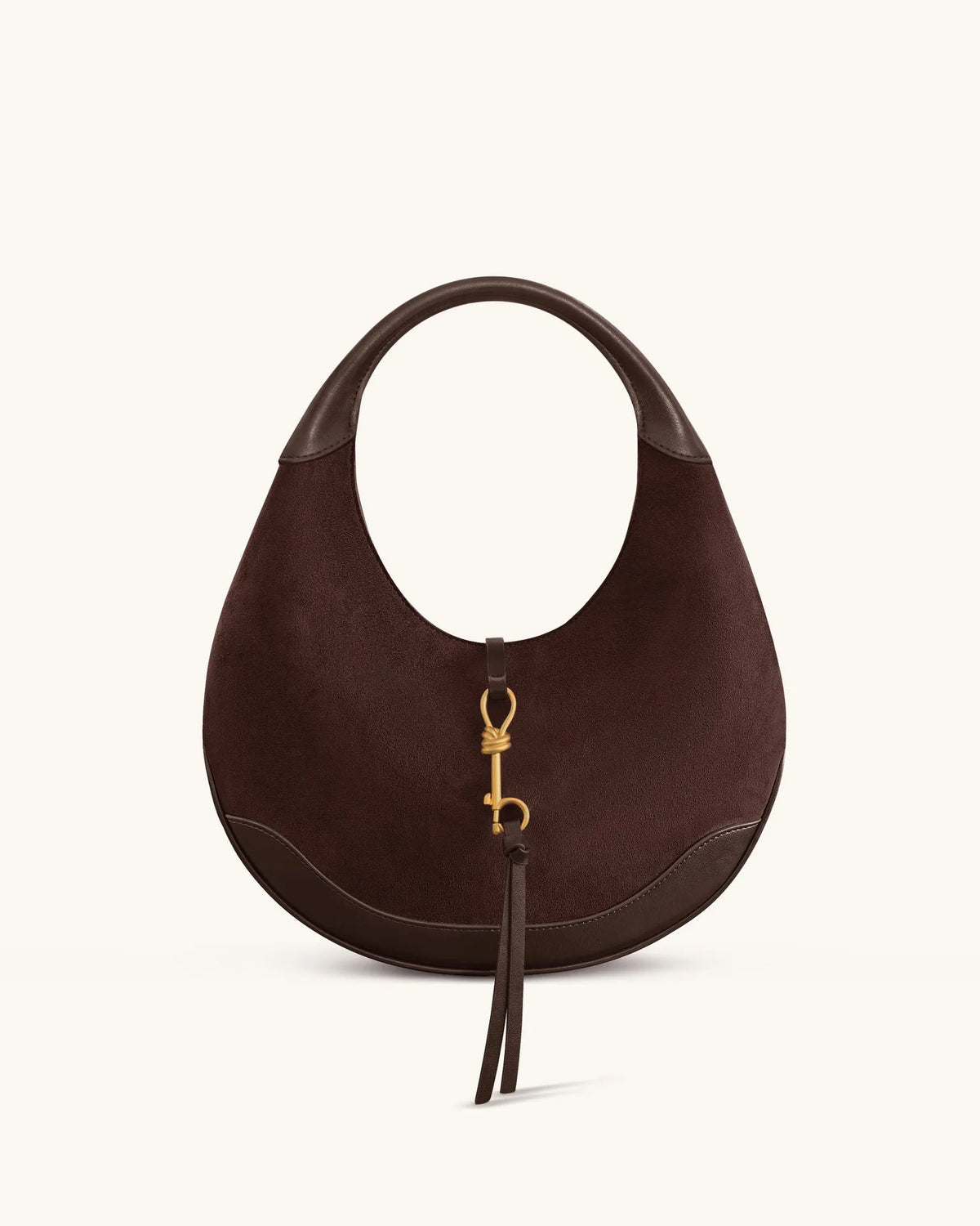 Crescent Zip Shoulder Bag