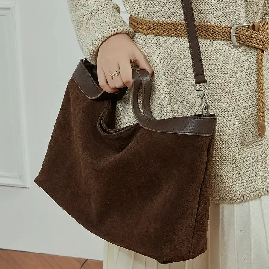 Winged Shoulder Tote Bag