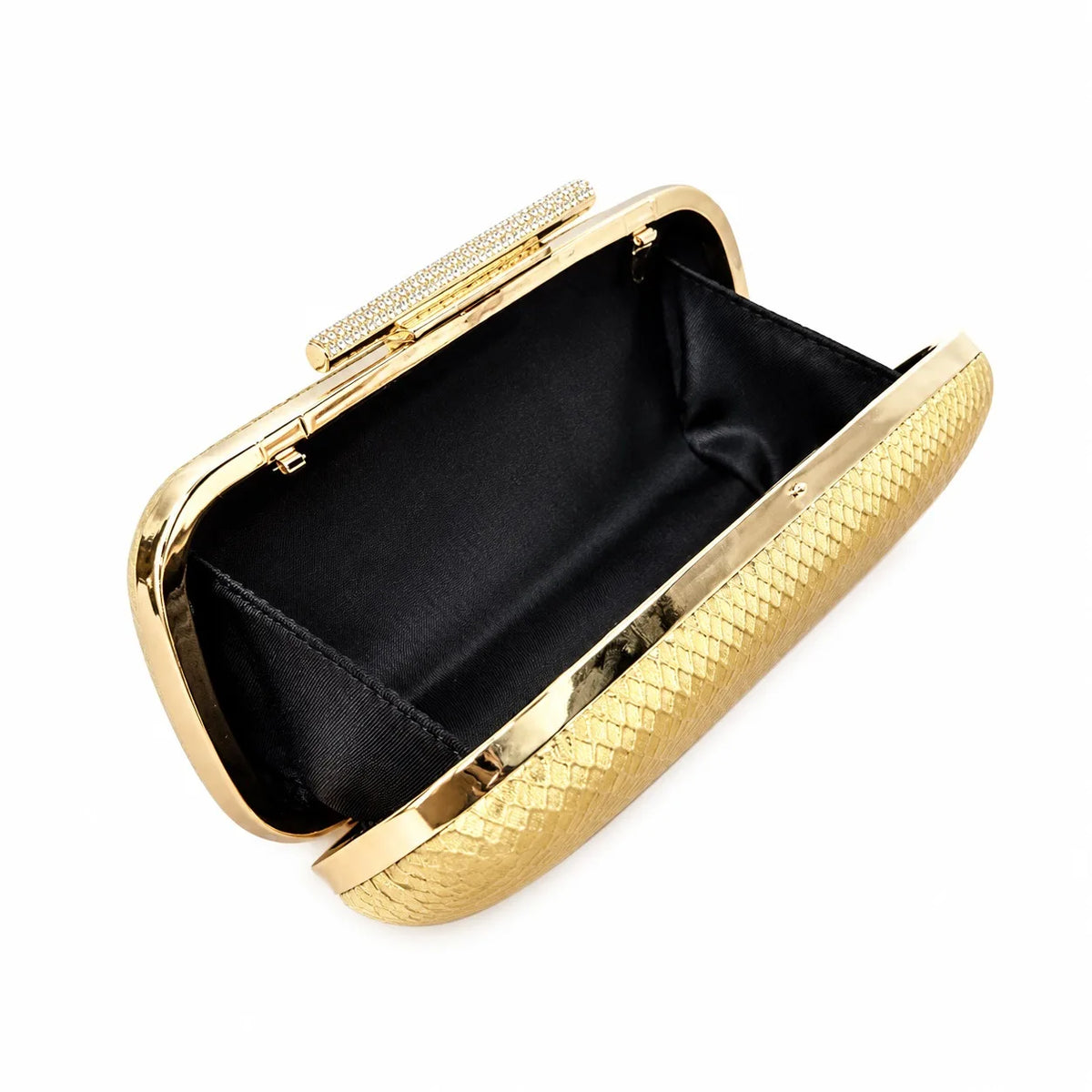 Textured Box Evening Clutch