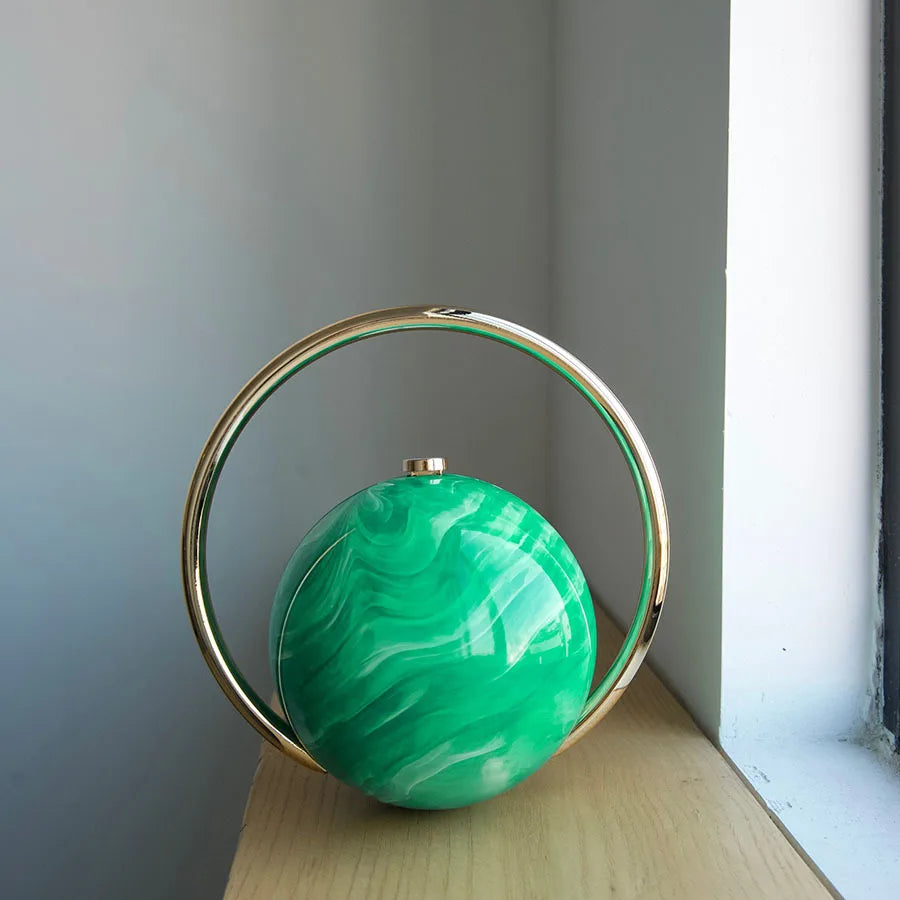 Round Evening Handbag