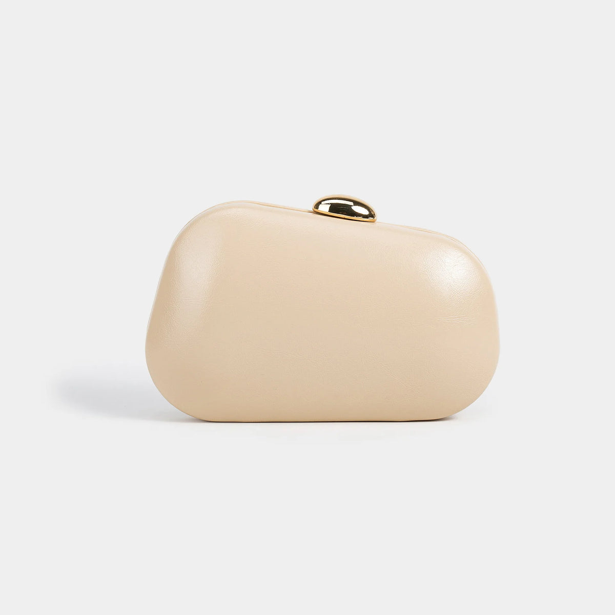 Rounded Box Clutch Bag