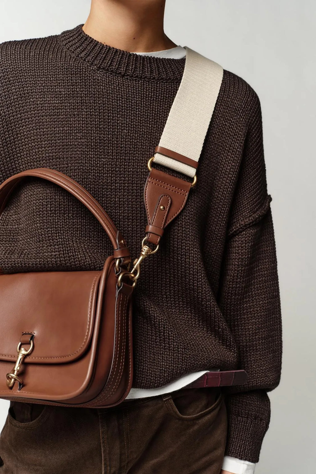 Flap Top-Handle Bag