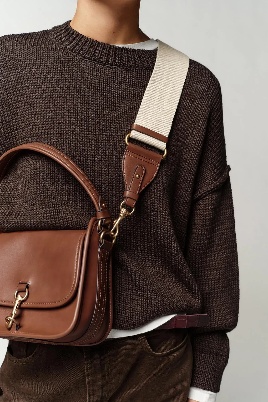 Flap Top-Handle Bag