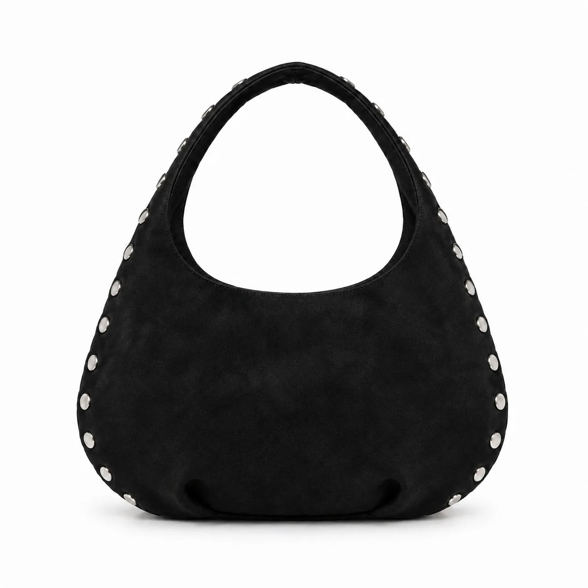 Studded Hobo Shoulder Bag