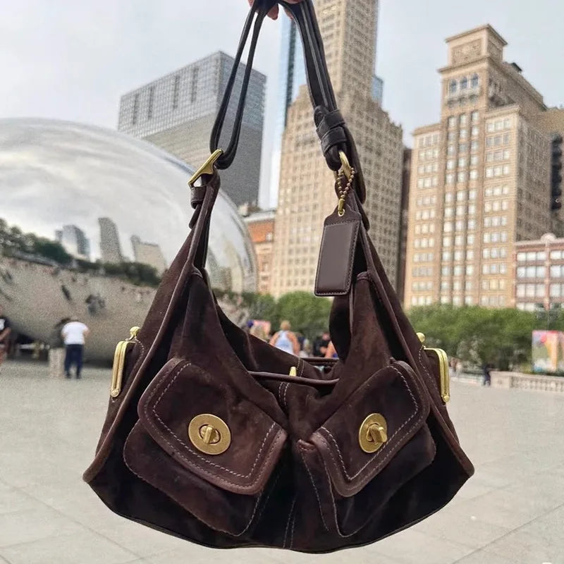 Front-Pocket Shoulder Bag