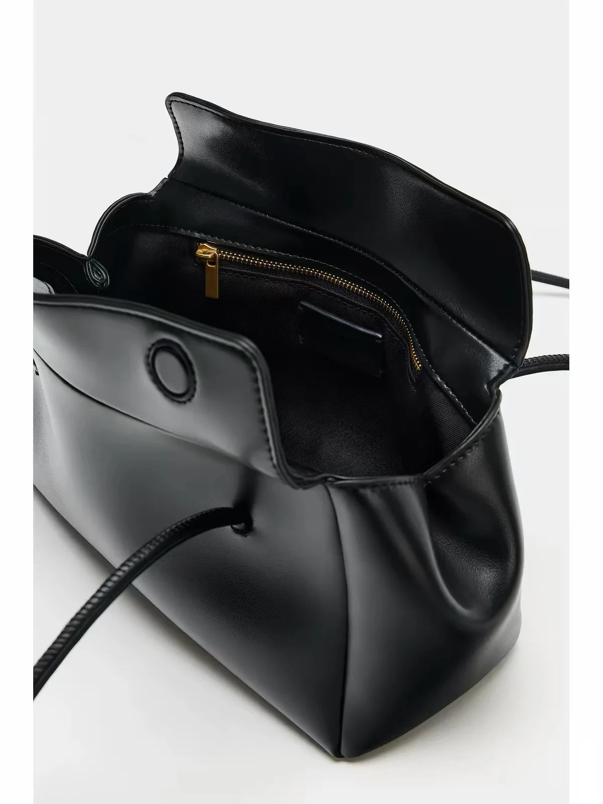 Folded End Shoulder Bag