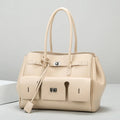 Pocketed Winged Tote Bag