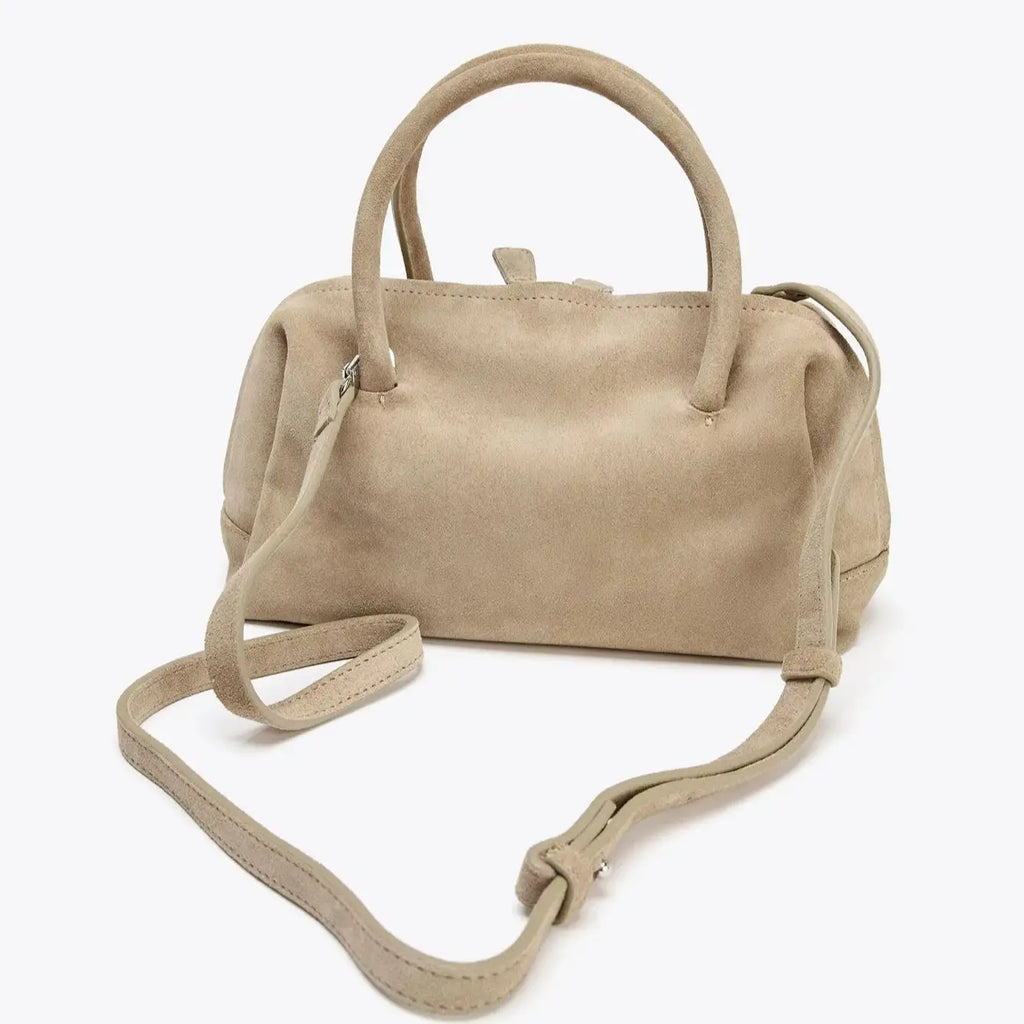 Rounded Boston Handbag