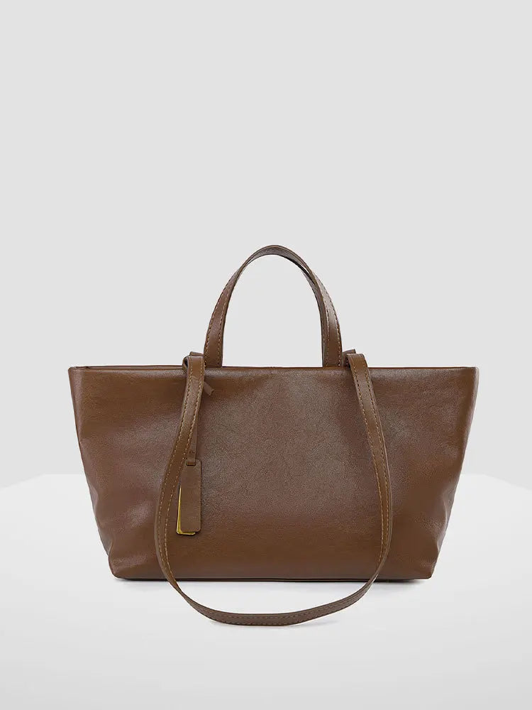 Wide Double-Handle Tote Bag