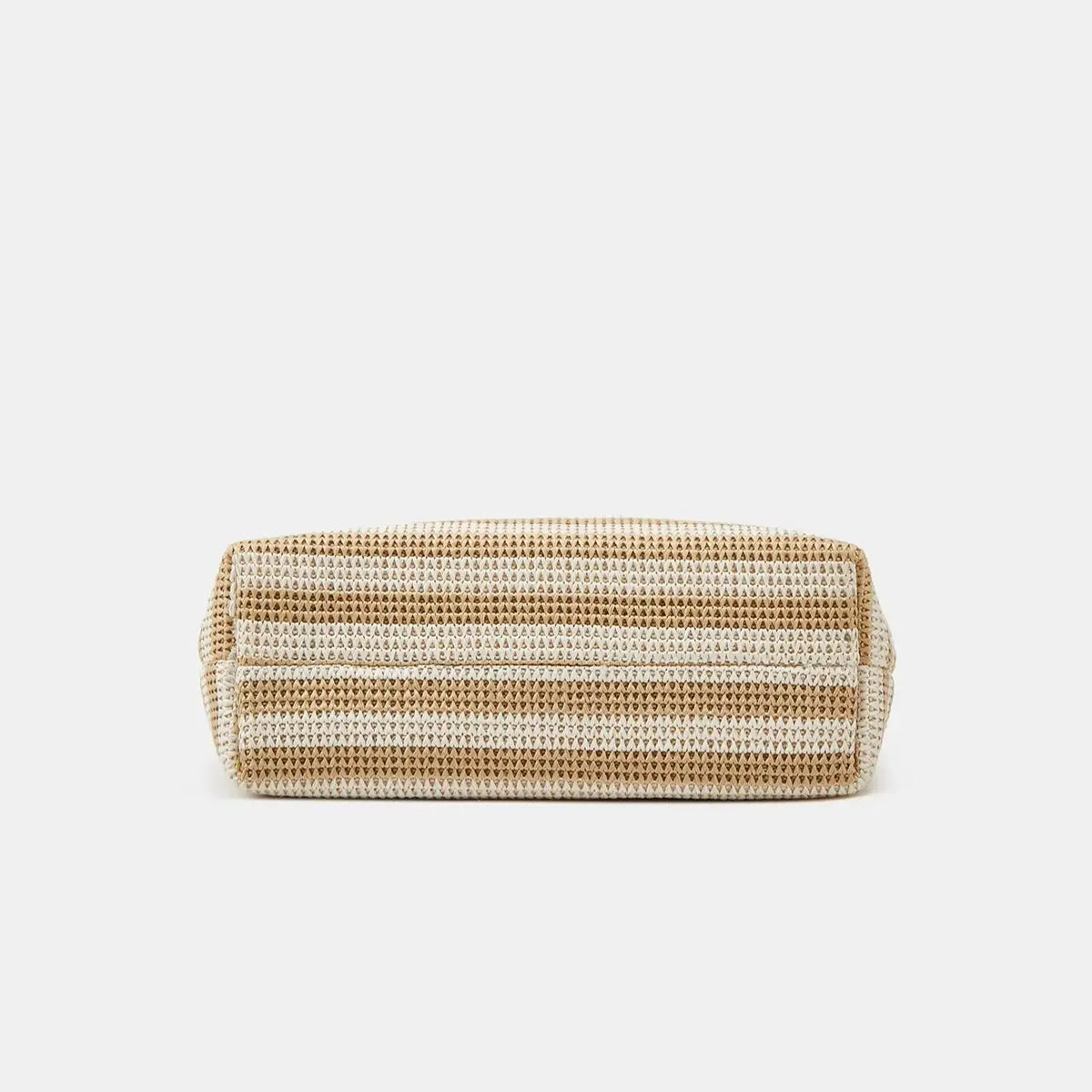 Striped Woven Tote Bag