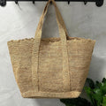 Woven Shoulder Tote Bag